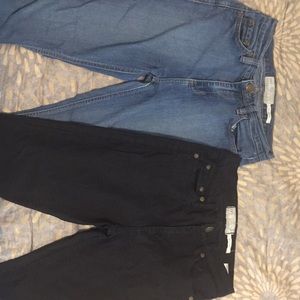 High rise, slim jean.